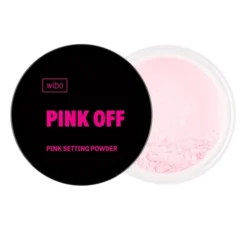 Wibo Pink Off różowy puder do twarzy utrwalający makijaż 7 g