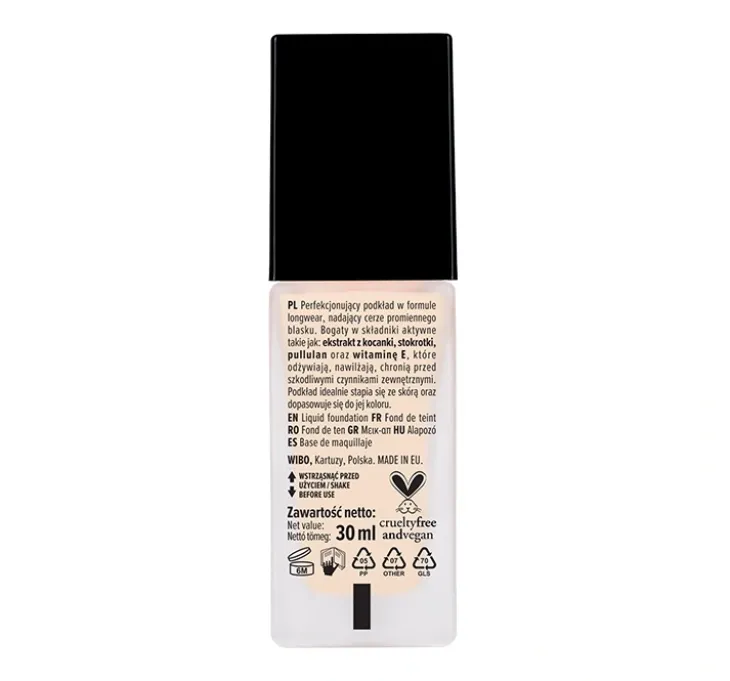 Wibo Skin Perfector podkład do twarzy 1C Alabaster 30 ml