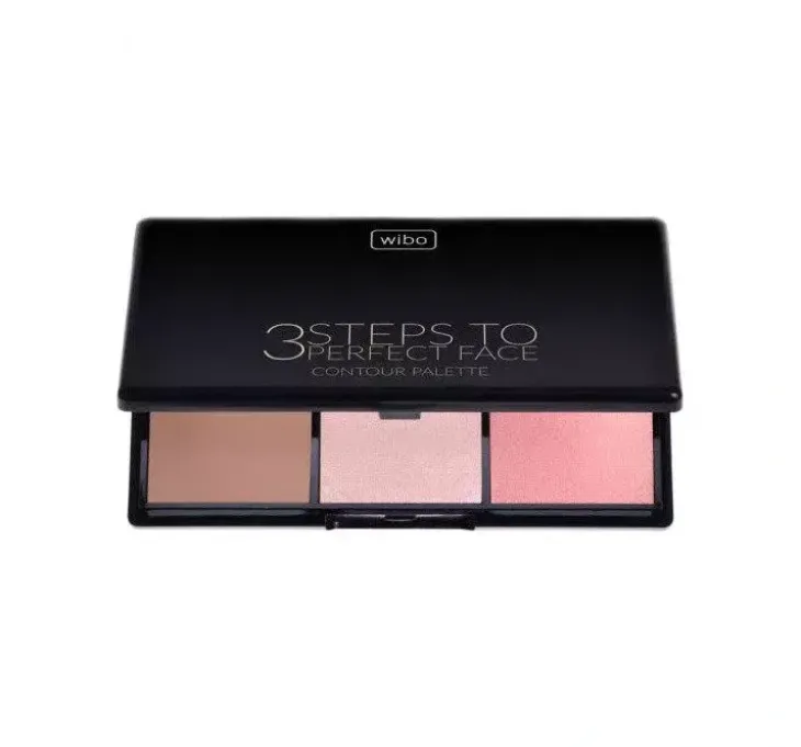 Wibo 3 Steps To Perfect Face paleta do konturowania 10 g