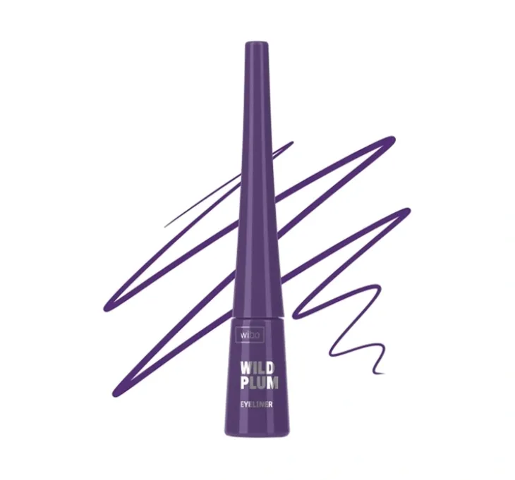 Wibo Wild Plum eyeliner w płynie Fioletowy