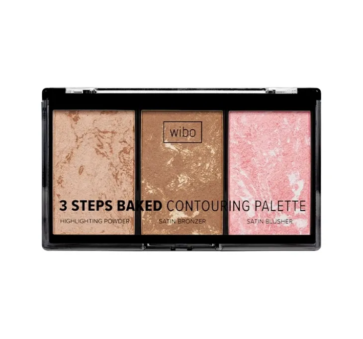 Wibo wypiekana paleta do konturowania twarzy 10 g