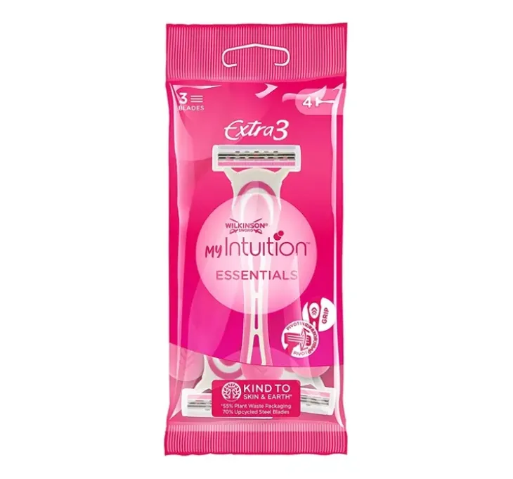 Wilkinson Sword Extra3 Essentials jednorazowe maszynki do golenia dla kobiet 4 sztuki