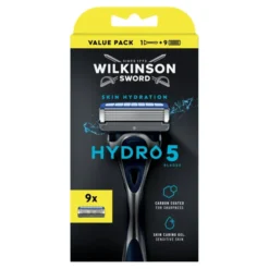Wilkinson Sword Hydro 5 maszynka do golenia dla mężczyzn uchwyt + 9 wkładów