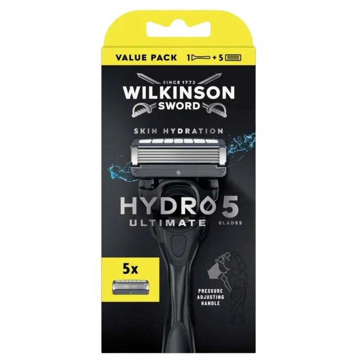 Wilkinson Sword Hydro 5 Ultimate maszynka do golenia dla mężczyzn uchwyt + 5 wkładów