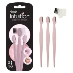 Wilkinson Sword Intuition Eyebrow Styler maszynki do stylizacji i regulacji brwi 3 sztuki