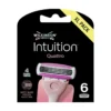 Wilkinson Sword Intuition Quattro wkłady do maszynki do golenia dla kobiet 6 sztuk