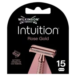 Wilkinson Sword Intuition Rose Gold wkłady do maszynki do golenia dla kobiet 15 sztuk
