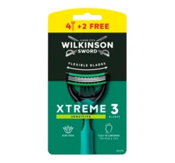 Wilkinson Sword Xtreme3 Sensitive jednorazowe maszynki do golenia dla mężczyzn 6 sztuk