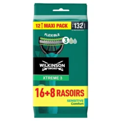 Wilkinson Sword Xtreme3 Sensitive jednorazowe maszynki do golenia dla mężczyzn 24 sztuki