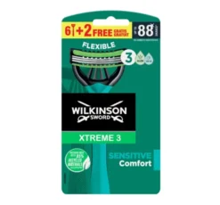 Wilkinson Sword Xtreme3 Sensitive jednorazowe maszynki do golenia dla mężczyzn 8 sztuk