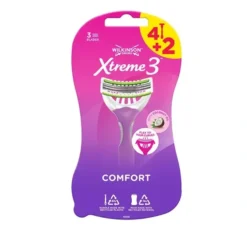 Wilkinson Xtreme3 Beautyjednorazowe maszynki do golenia dla kobiet 6 sztuk