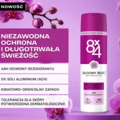 8x4 dezodorant w sprayu dla kobiet Bloomy Beat 150 ml