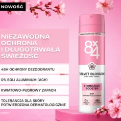 8x4 dezodorant w sprayu dla kobiet Velvet Blossom 150 ml
