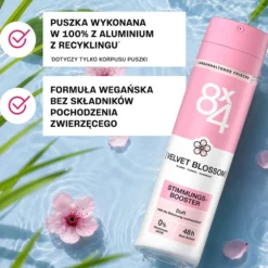 8x4 dezodorant w sprayu dla kobiet Velvet Blossom 150 ml