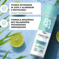 8x4 dezodorant w sprayu dla kobiet Fresh Lime 150 ml