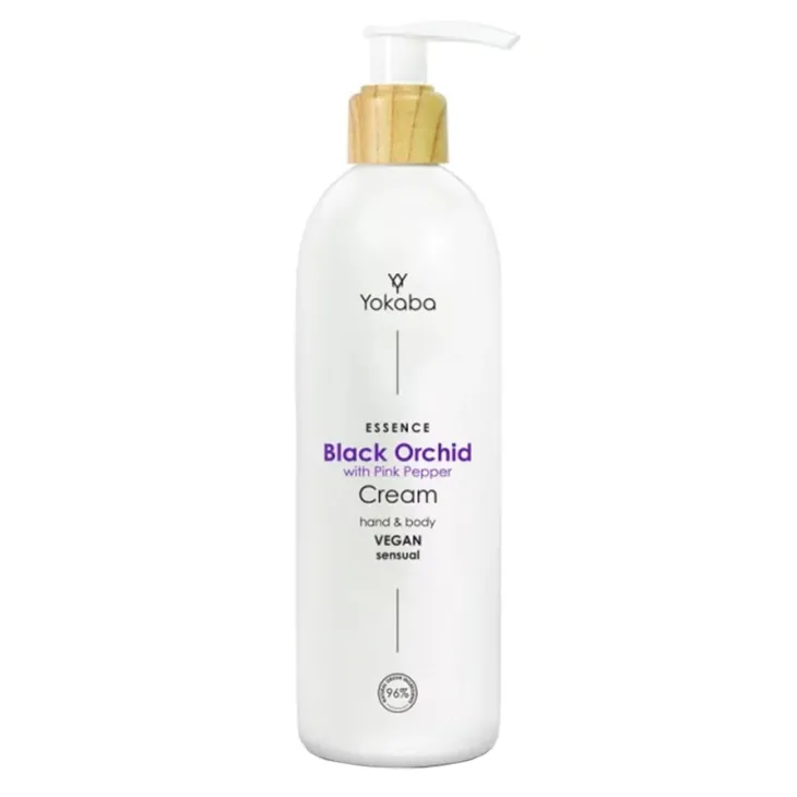 Yokaba Essence Black Orchid with Pink Pepper nawilżająco-odżywczy krem do rąk i ciała 240 ml