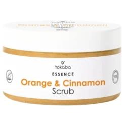 Yokaba Essence Scrub peeling do ciała z rozświetlającymi drobinkami Orange & Cinnamon 250 g