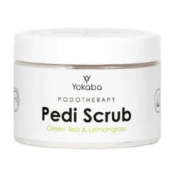 Yokaba Podotherapy Green Tea&Lemongrass wygładzający peeling do stóp z lawą wulkaniczną 300 g
