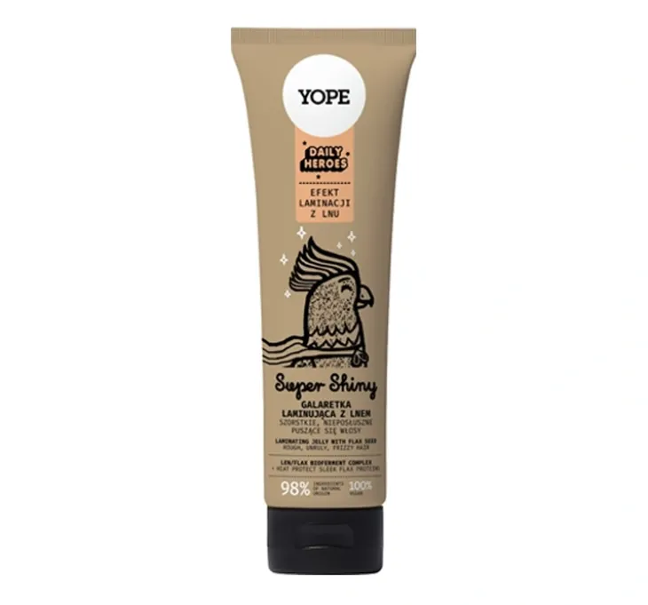 Yope Daily Heroes Super Shiny galaretka laminująca z lnem 140ml