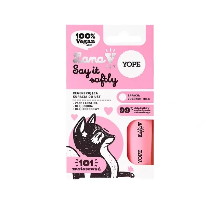 Yope Lana V regenerująca kuracja do ust Say It Softly 5g