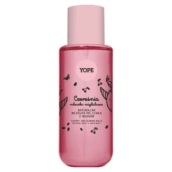 Yope naturalna mgiełka do ciała i włosów Czereśnia i Mleczko Migdałowe 200 ml