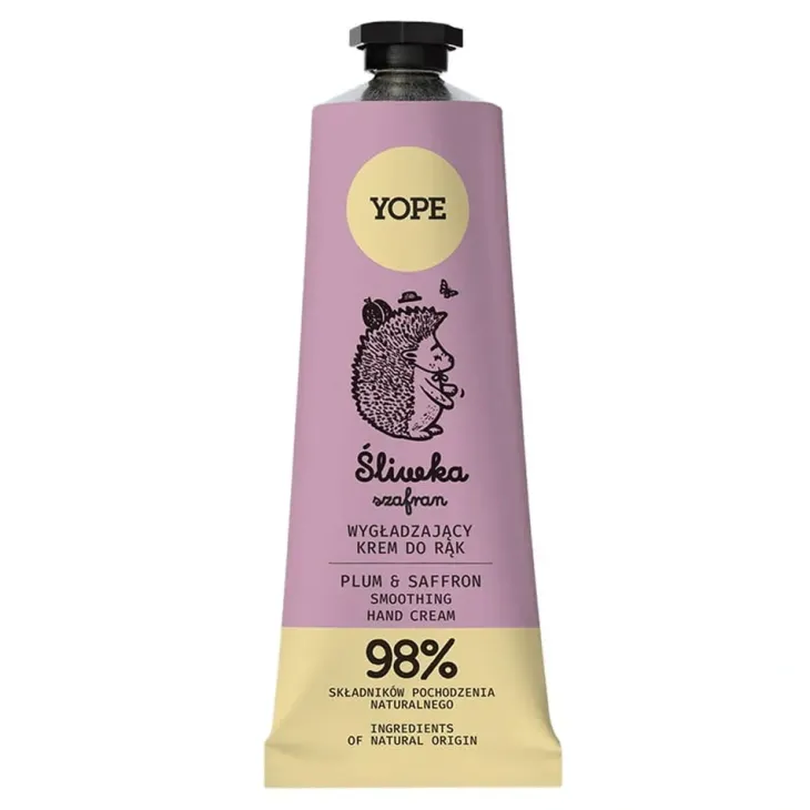 Yope wygładzający krem do rąk Śliwka i Szafran 50 ml