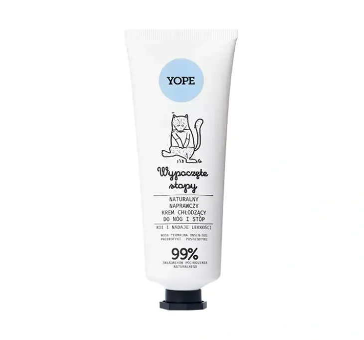 Yope Wypoczęte Stopy naturalny naprawczy krem chłodzący do nóg i stóp 75ml