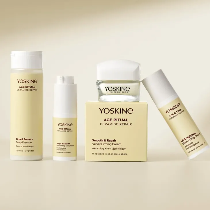 Yoskine Age Ritual Ceramide Repair Bright & Smooth rewitalizujący krem pod oczy 30 ml