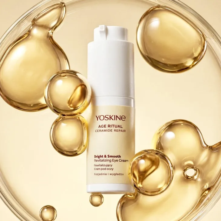 Yoskine Age Ritual Ceramide Repair Bright & Smooth rewitalizujący krem pod oczy 30 ml
