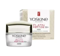Yoskine Classic Platin Peptide 50+ krem max-reduktor zmarszczek do twarzy na dzień SPF 10 50ml