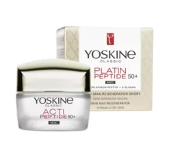 Yoskine Classic Platin Peptide 50+ krem max - regenerator skóry na noc 50ml