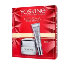Yoskine Geisha Gold Secret 65+ zestaw do pielęgnacji twarzy krem do twarzy + krem pod oczy