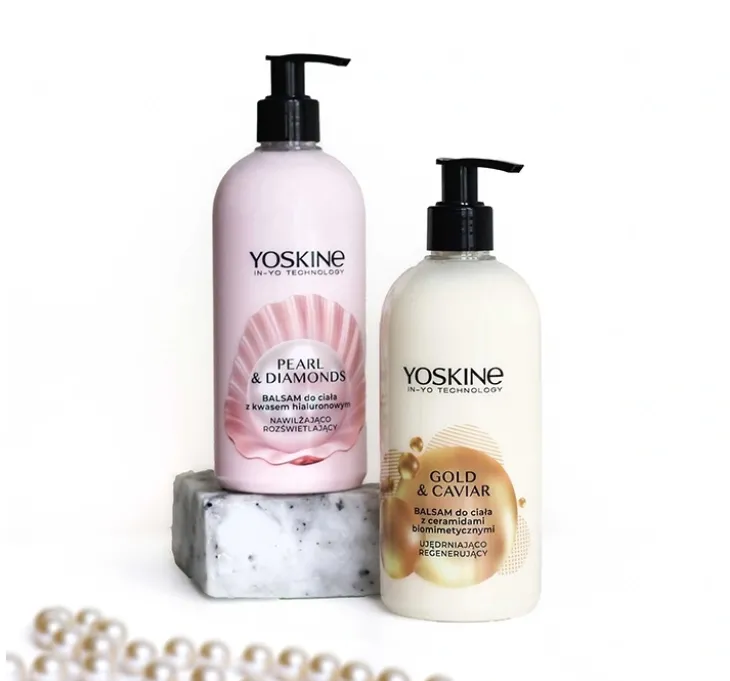Yoskine Gold&Caviar balsam do ciała z ceramidami biomimetycznymi 400ml
