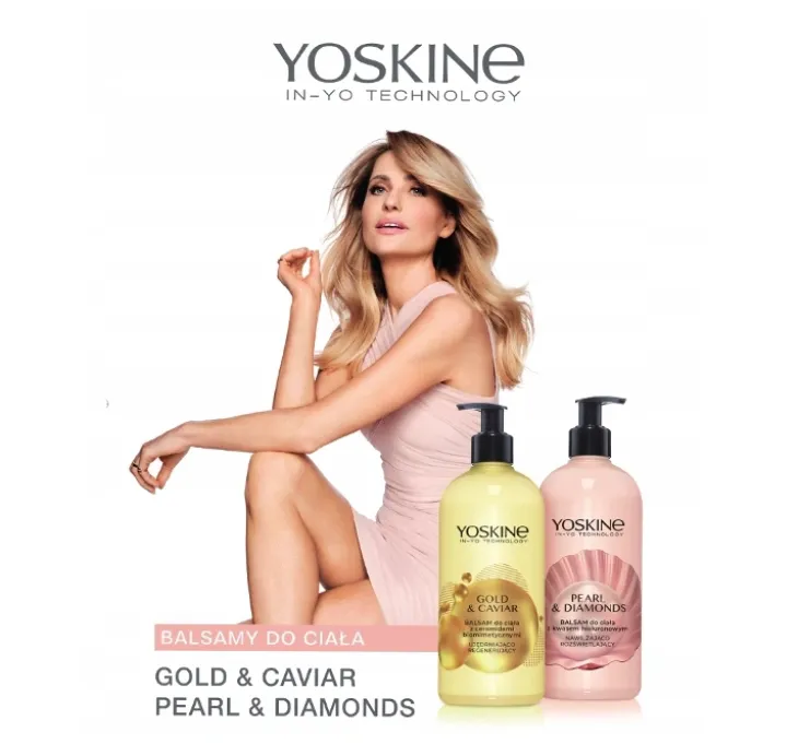 Yoskine Gold&Caviar balsam do ciała z ceramidami biomimetycznymi 400ml