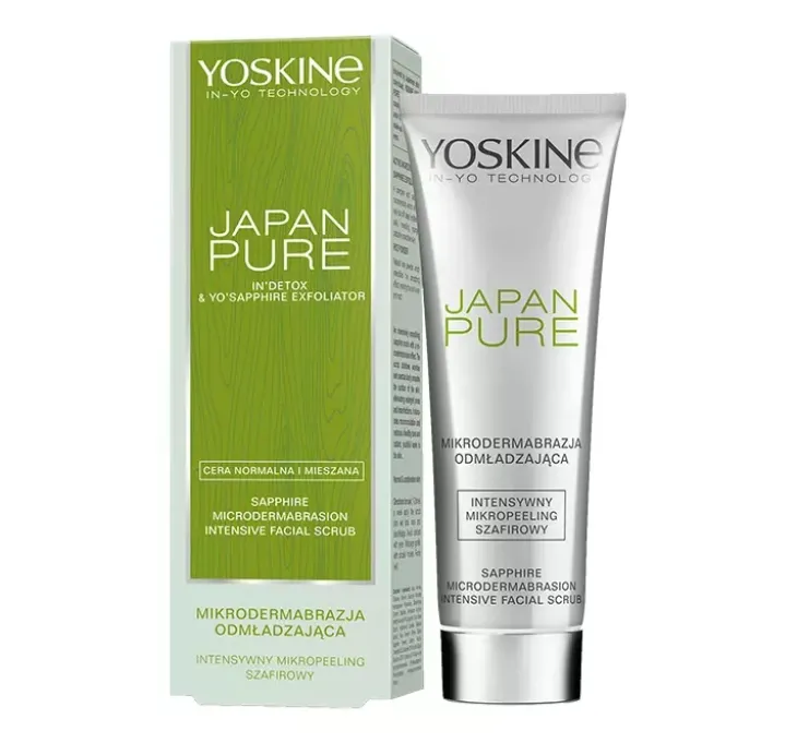 Yoskine Japan Pure intensywny peeling szafirowa mikrodermabrazja 75 ml