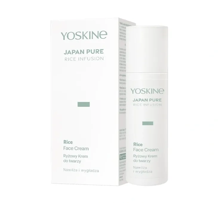 Yoskine Japan Pure Rice Infusion ryżowy krem do twarzy 50 ml