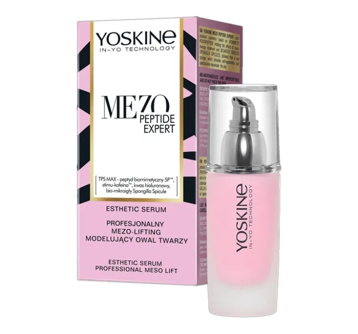 Yoskine Mezo Peptide Expert profesjonalny mezo-lifting modelujący owal twarzy 30ml
