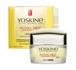 Yoskine Royal Bee Japan-Lift 45+ odmładzający krem do twarzy na dzień i noc 50ml
