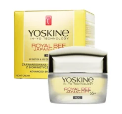 Yoskine Royal Bee Japan-Lift 55+ regenerujący krem do twarzy na noc 50ml