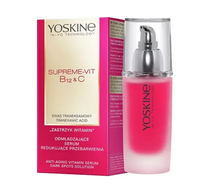 Yoskine Supreme-Vit B12 + C odmładzające serum redukujące przebarwienia 50ml