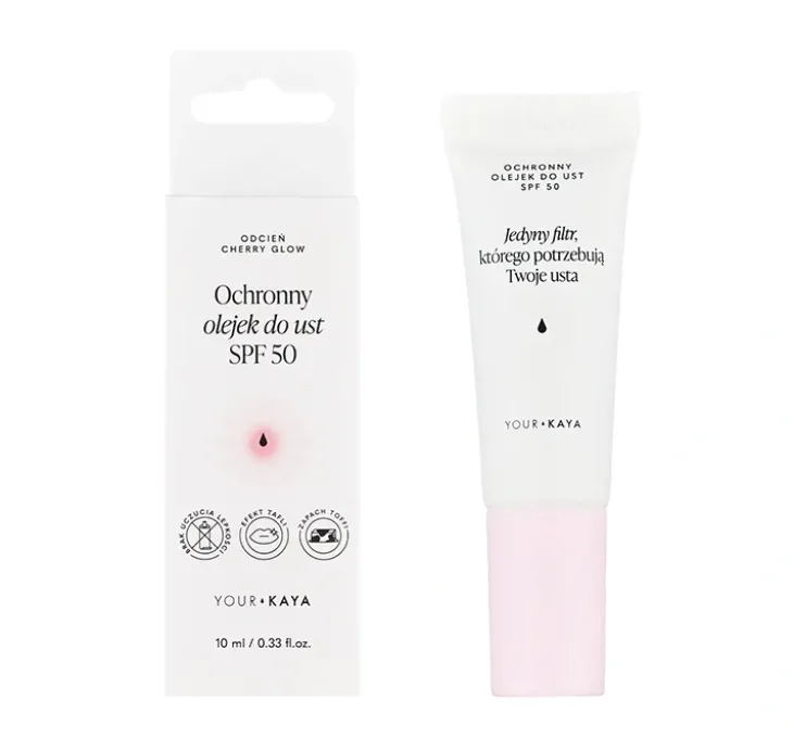 Your Kaya Ochronny olejek do ust SPF50 Cherry Glow 10ml