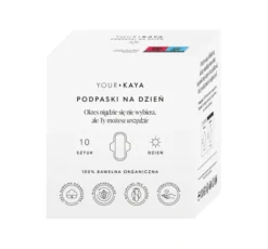Your Kaya podpaski z bawełny organicznej ze skrzydełkami na dzień 10 sztuk