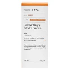 Your Kaya rozświetlający balsam do ciała Słodka Pomarańcza 150 ml