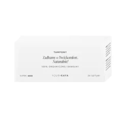 YOUR KAYA TAMPONY Z BAWEŁNY ORGANICZNEJ SUPER 24 SZTUKI