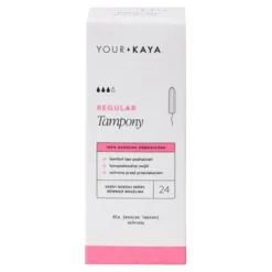 Your Kaya tampony z bawełny organicznej Regular 24 sztuki