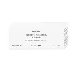 Your Kaya tampony z bawełny organicznej Regular 24 sztuki