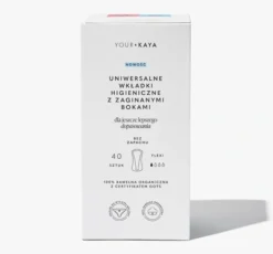Your Kaya uniwersalne wkładki higieniczne z zaginanymi bokami 40 sztuk