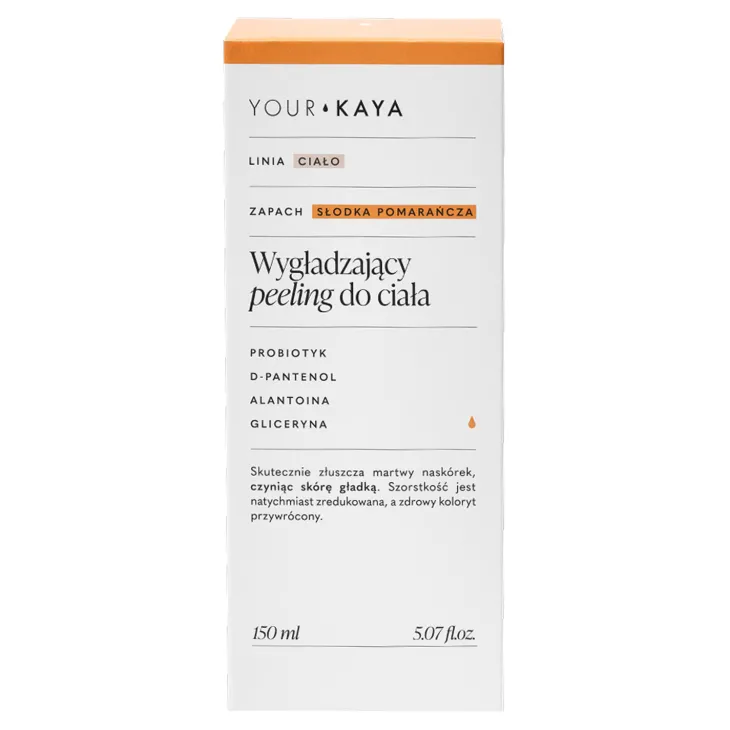 Your Kaya wygładzający peeling do ciała Słodka Pomarańcza 150 ml