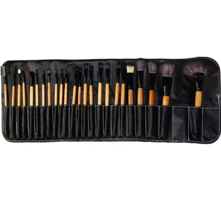 Zestaw 24 pędzli do makijażu Etui