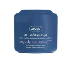 Ziaja Antyoksydacja Jagody Acai satynowy mus do ciała skutecznie nawilżający 200 ml